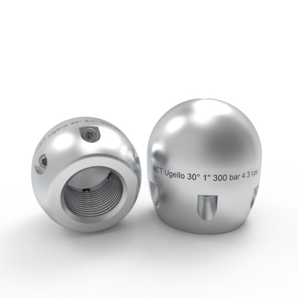 Standarddüsen mit Rundkopf und Einsätzen aus Stahl.