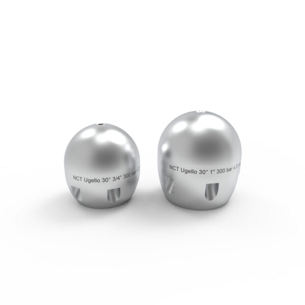 Standarddüsen mit Rundkopf und Einsätzen aus Stahl.