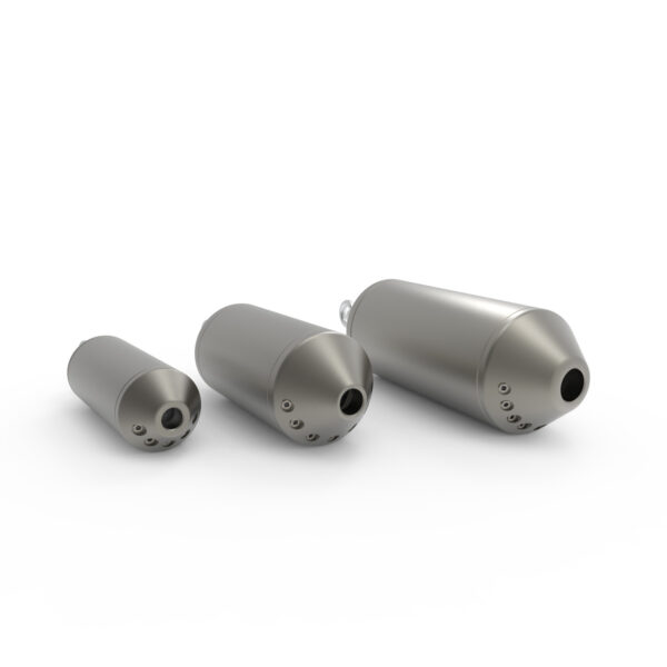 Schwere, druckausgeglichene Ejektordüsen.